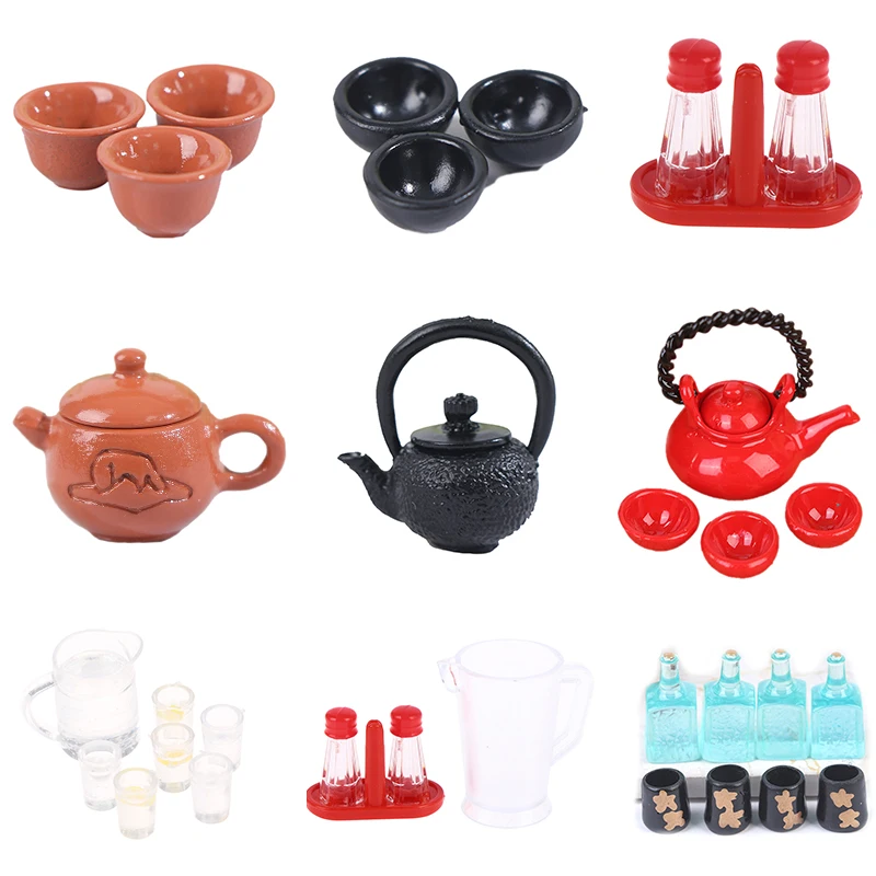 4pcs/set 1:12 Dolls House Miniature Cups and Teapot Set Pot Simulation Model Kitchen Furniture Toys
4pcs/set 1:12 Dolls House Miniature Cups and Teapot Set Pot Simulation Model Kitchen Furniture Toys