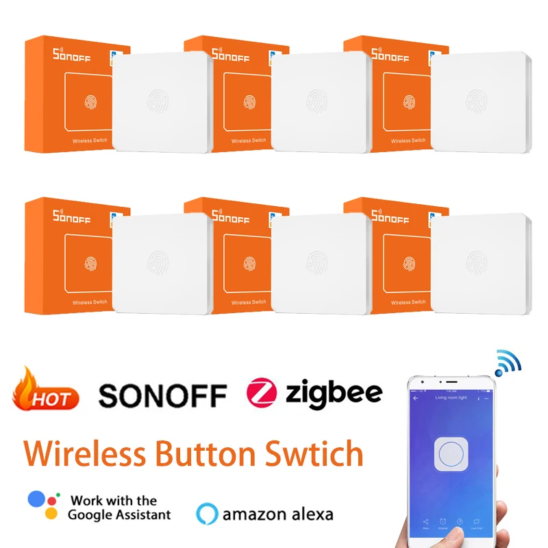 1-50pcs SONOFF SNZB-01 Zigbee Smart Switch Low-battery Notification on eWeLink App For ZBBridge Work with Alexa Google Home
1-50pcs SONOFF SNZB-01 Zigbee Smart Switch Low-battery Notification on eWeLink App For ZBBridge Work with Alexa Google Home