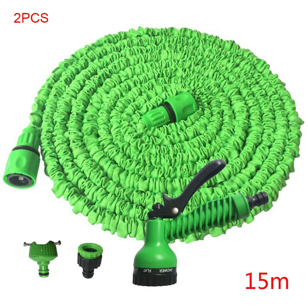 2pcs 15M Garden Hose Expandable Magic Flexible Water Hose EU Hose Plastic Hoses Pipe With Spray Gun To Watering Car Wash Spray
2pcs 15M Garden Hose Expandable Magic Flexible Water Hose EU Hose Plastic Hoses Pipe With Spray Gun To Watering Car Wash Spray