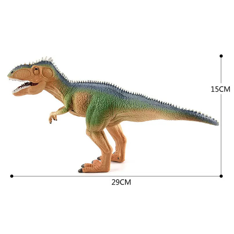 29cm Jurassic Giganotosaurus Dinosaur Action Toy Fallen Park Kingdom World 2 3 4 5 1 Figures Animal Model Kids Birthday Boy | Игрушки и