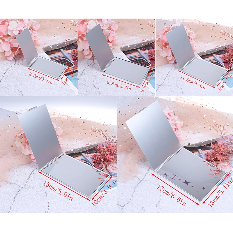 CASHOU77 Ultra-thin Folding Make Up Mirror Personalised Portable Compact Cosmetic Mirror Pocket Rectangle Makeup Folding Mirrors
CASHOU77 Ultra-thin Folding Make Up Mirror Personalised Portable Compact Cosmetic Mirror Pocket Rectangle Makeup Folding Mirrors