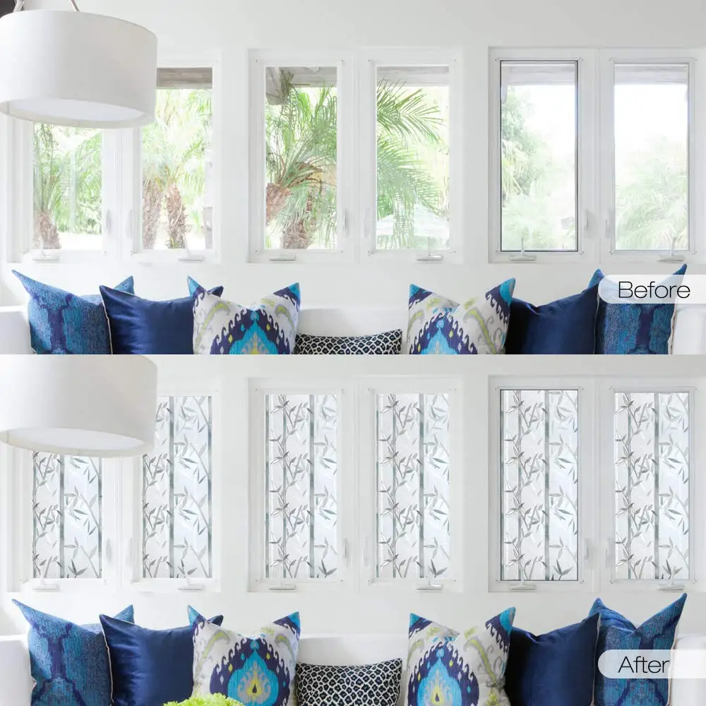 Multiple sizes available 3D Privacy Window Film No Glue Static Cling Glass Film Bamboo Frosted Vinyl Decorative Glass Stickers
Multiple sizes available 3D Privacy Window Film No Glue Static Cling Glass Film Bamboo Frosted Vinyl Decorative Glass Stickers