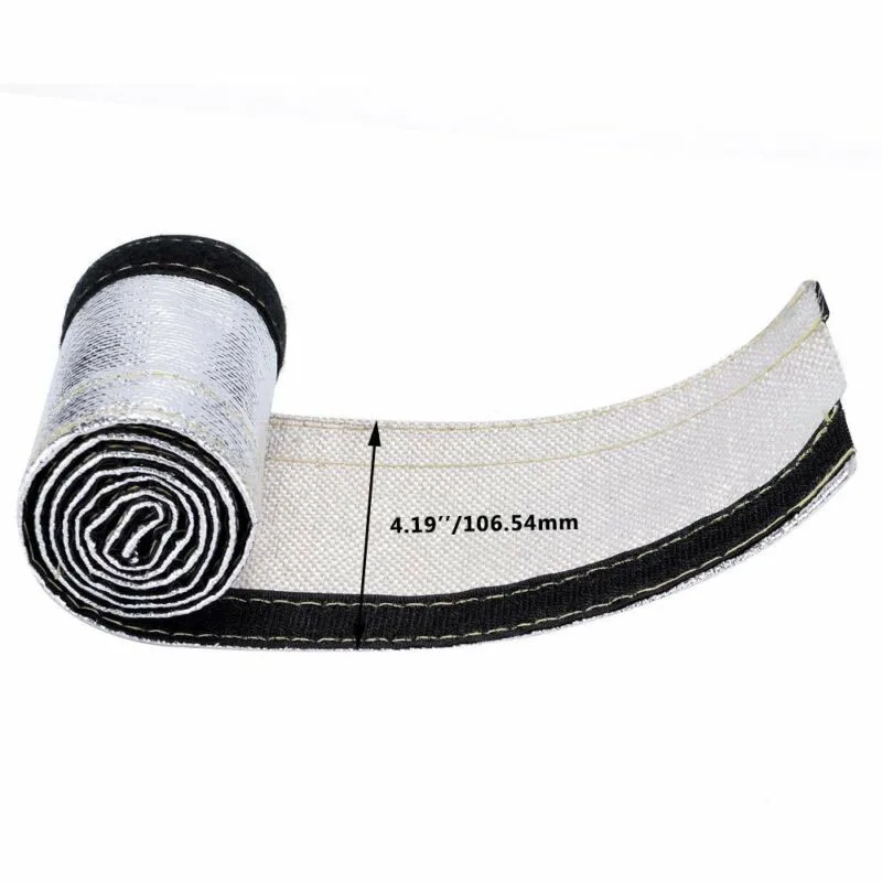 Metallic Heat Shield Sleeve Insulated Wire Hose Cover Wrap Loom Tube 3.3Ft X 4.2 Accesorios Para Auto
Metallic Heat Shield Sleeve Insulated Wire Hose Cover Wrap Loom Tube 3.3Ft X 4.2 Accesorios Para Auto