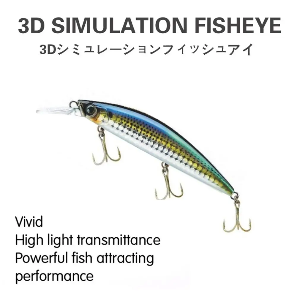 27g/90mm 37g/110mm Sinking Stream Bait Pesca Issen Striped bass Minnow Baits Long Casting Lure Fish Hooks Minnow Lures
27g/90mm 37g/110mm Sinking Stream Bait Pesca Issen Striped bass Minnow Baits Long Casting Lure Fish Hooks Minnow Lures