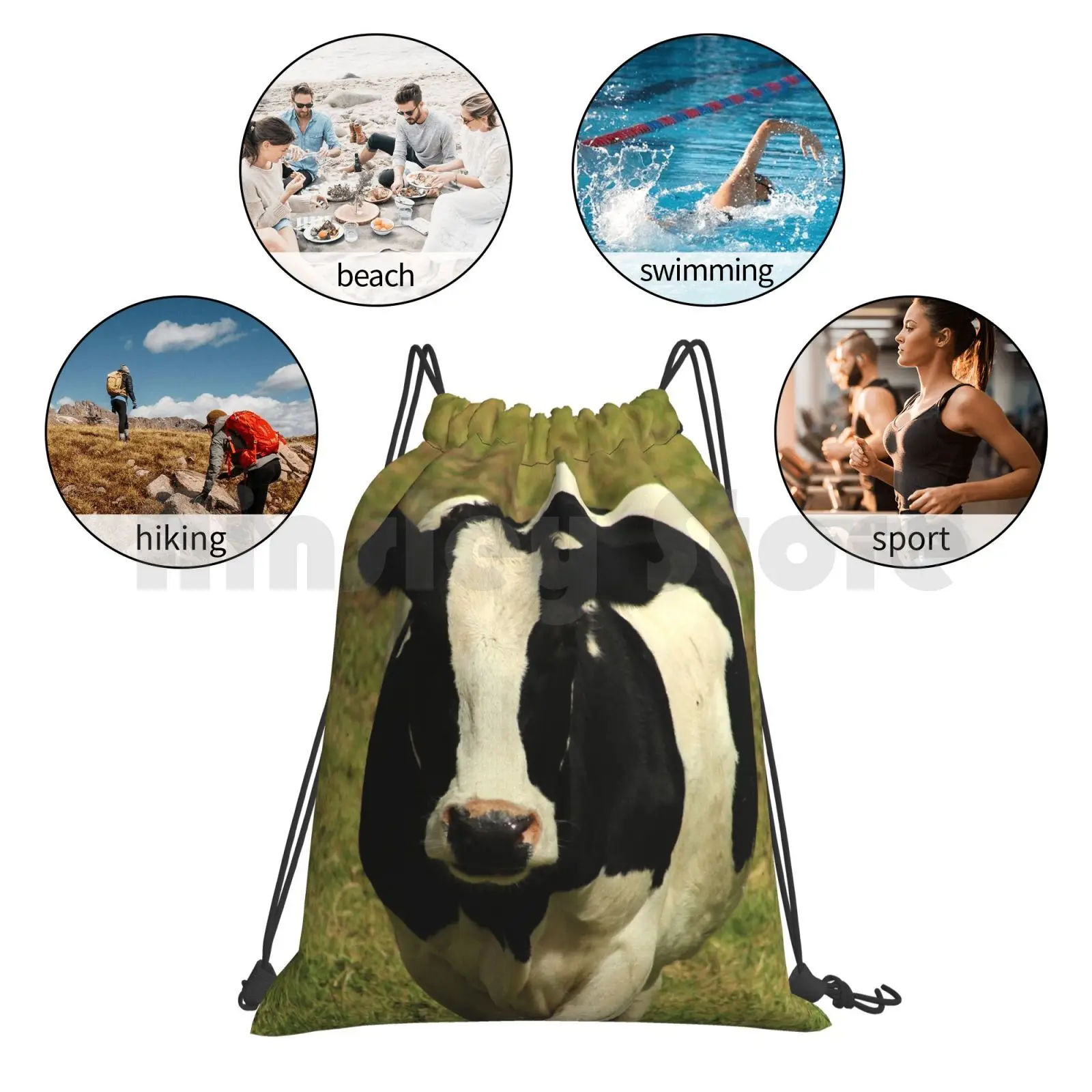 Holstein Cow Walking Backpack Drawstring Bags Gym Bag Waterproof Holstein Cow Cattle Livestock Farm Animal Animal Mammal
Holstein Cow Walking Backpack Drawstring Bags Gym Bag Waterproof Holstein Cow Cattle Livestock Farm Animal Animal Mammal
