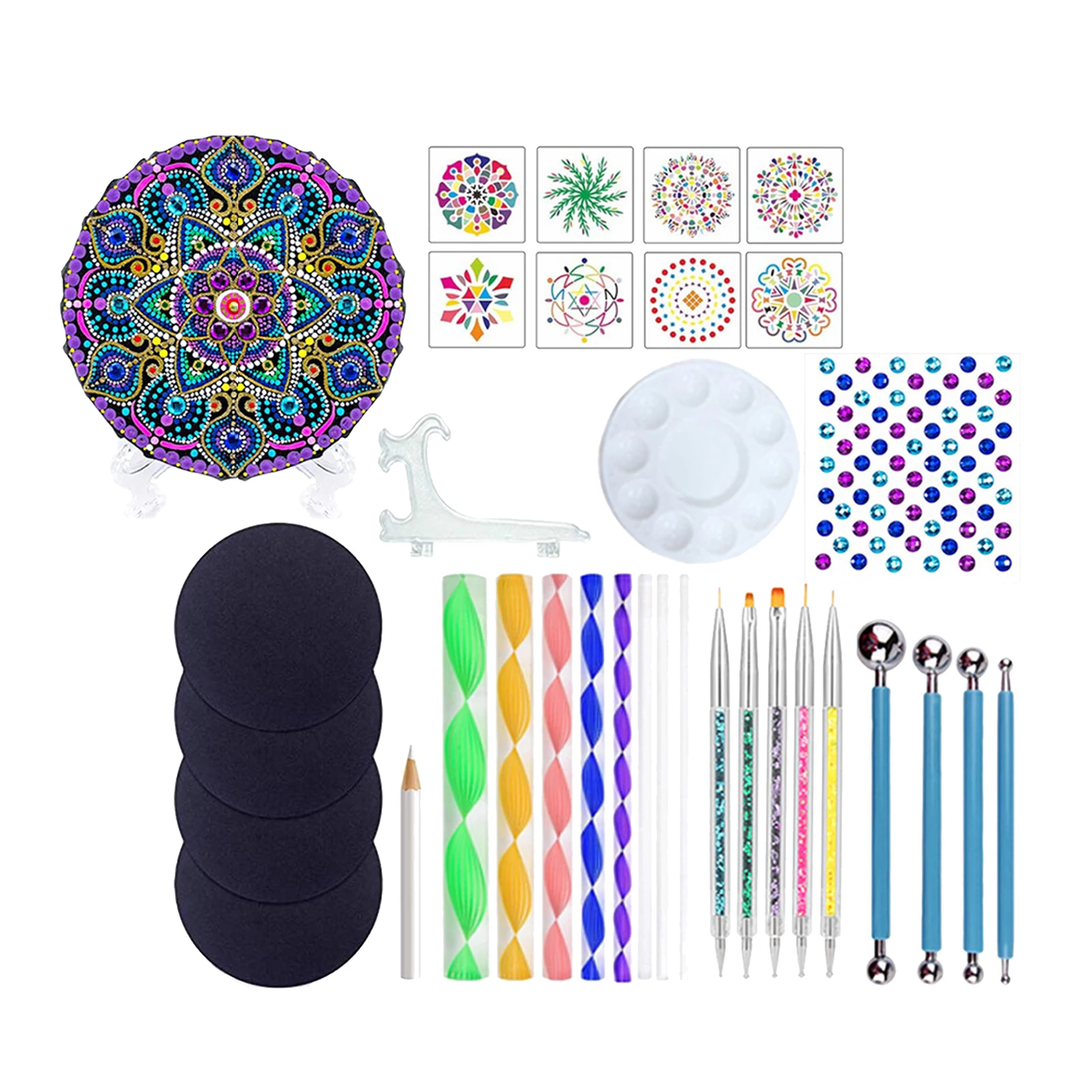 Mandala Dotting Tools Set Coloring Drawing Drafting Stylus Pen Tray Supplies
Mandala Dotting Tools Set Coloring Drawing Drafting Stylus Pen Tray Supplies