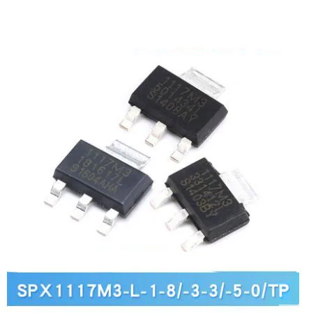5Pcs SMD Low Dropout Voltage Regulator Transistor SPX1117M3 SPX1117M3-L-1-8 SPX1117M3-L-3-3 SPX1117M3-L-5-0 SOT-223 IC
5Pcs SMD Low Dropout Voltage Regulator Transistor SPX1117M3 SPX1117M3-L-1-8 SPX1117M3-L-3-3 SPX1117M3-L-5-0 SOT-223 IC