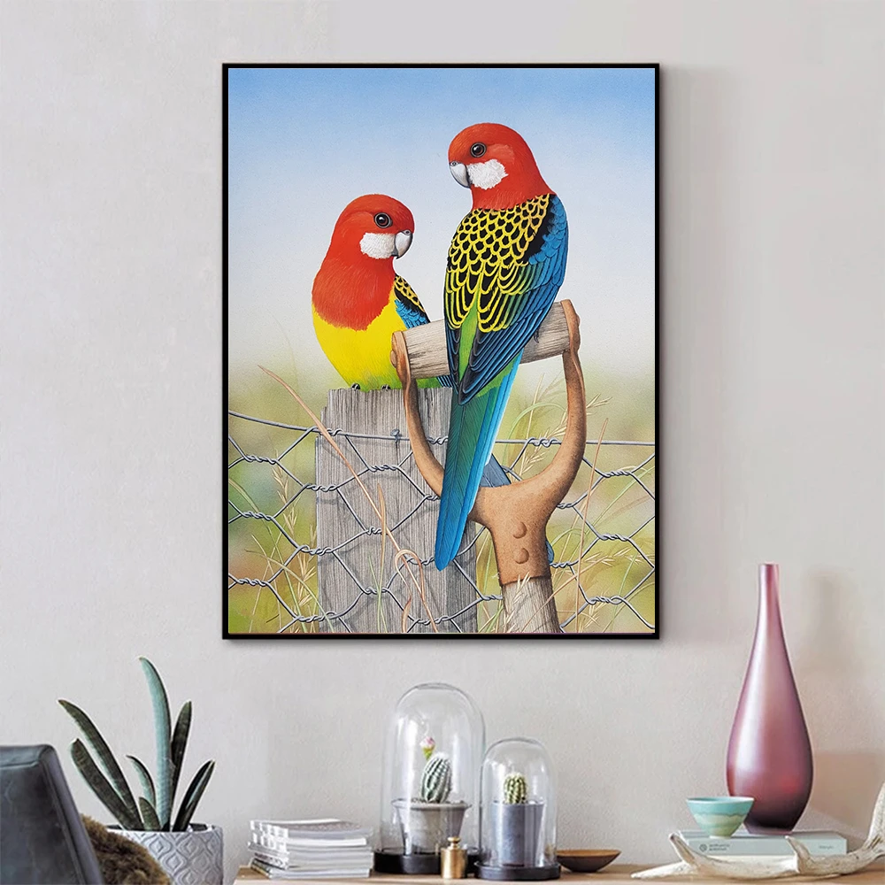 HUACAN Embroidery Parrot Kits Set Needlework White Canvas DIY Home Decoration Cross Stitch Animals 14CT 40x50cm
HUACAN Embroidery Parrot Kits Set Needlework White Canvas DIY Home Decoration Cross Stitch Animals 14CT 40x50cm