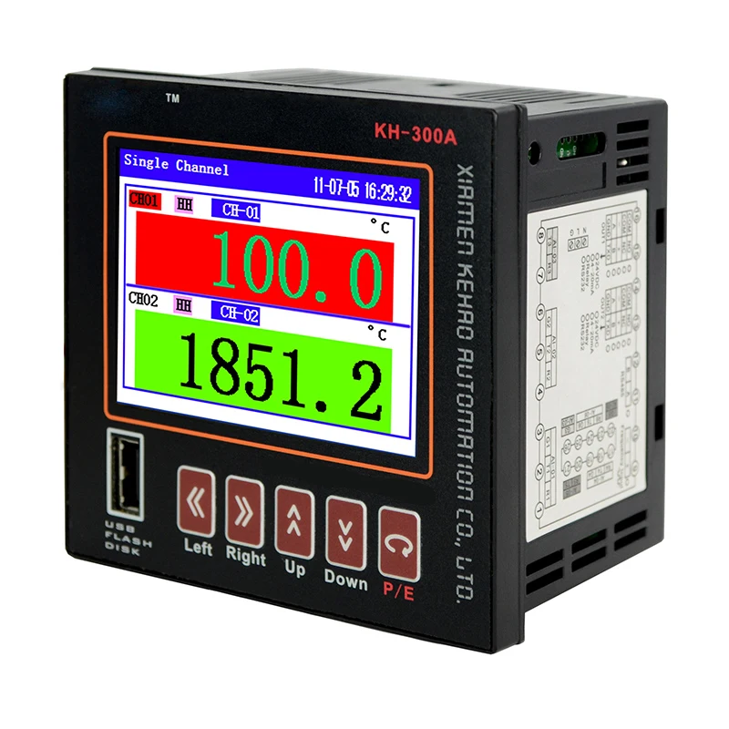 Paperless Recorder Industrial Grade Multiple Channels Data Temperature Humidity Current Voltage and Pressure Curve Temperat 
Paperless Recorder Industrial Grade Multiple Channels Data Temperature Humidity Current Voltage and Pressure Curve Temperat