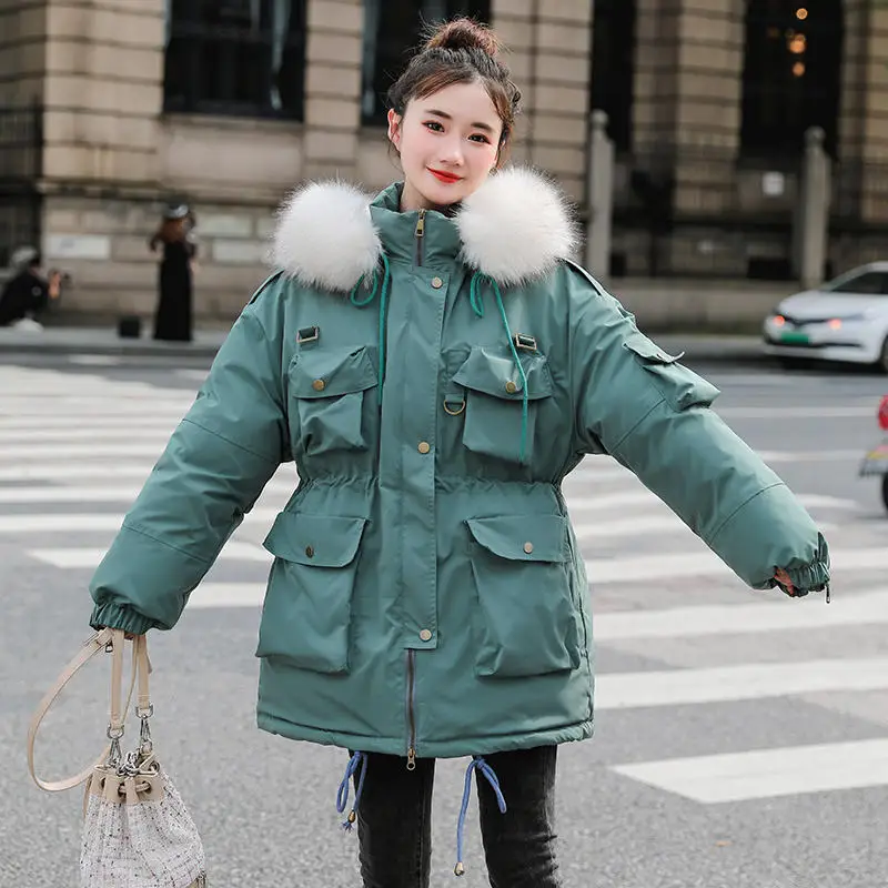 Autumn Winter Jacket Women Clothes Warm Thick Down Cotton Coat Female New Parkas Loose Padded Hooded Woman Coats Outerwear Q2976
Autumn Winter Jacket Women Clothes Warm Thick Down Cotton Coat Female New Parkas Loose Padded Hooded Woman Coats Outerwear Q2976