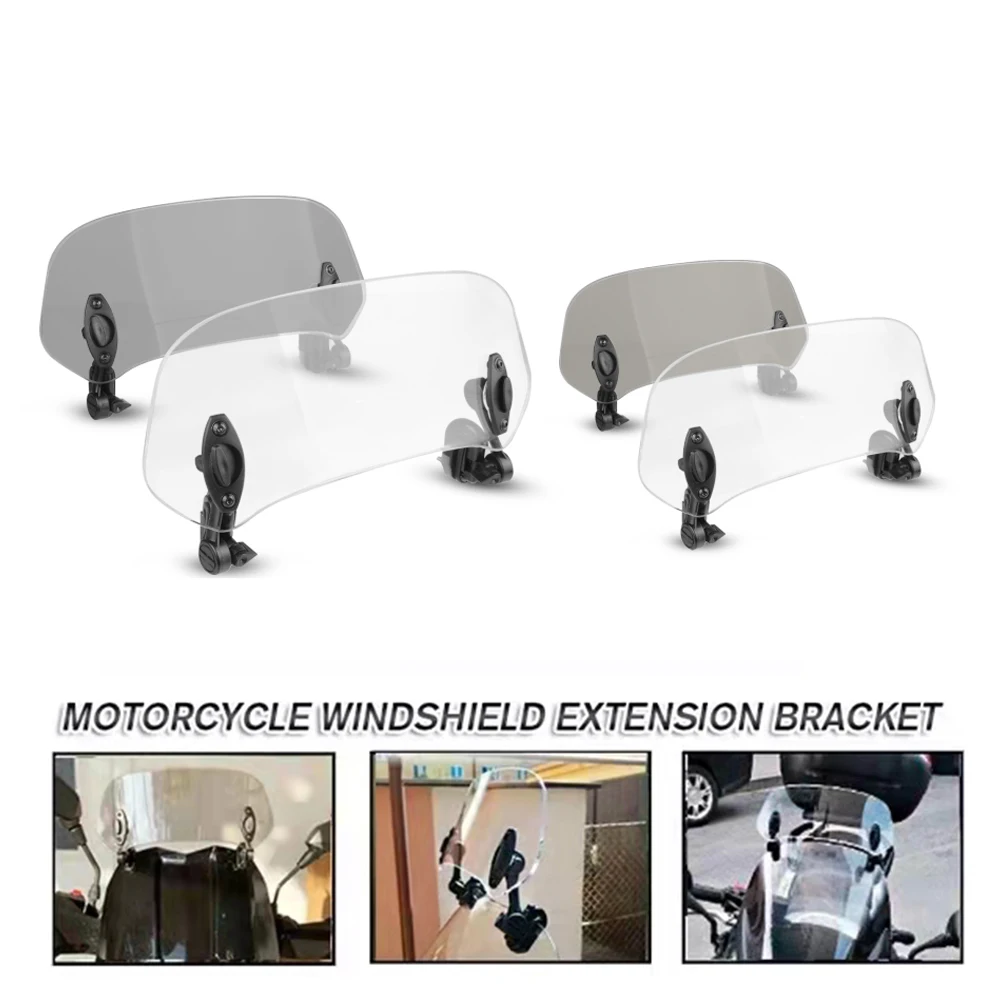 Airflow Adjustable Windscreen Wind Deflector Universal Moto Windshield For BMW F650CS DAKAR SCARVER ABS F650GS F700GS F750GS
Airflow Adjustable Windscreen Wind Deflector Universal Moto Windshield For BMW F650CS DAKAR SCARVER ABS F650GS F700GS F750GS