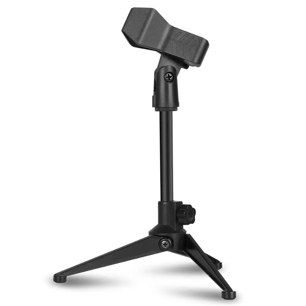 Depusheng L6 Universal Mini Desktop Microphone Stand Tripods Tabletop Holed Adjustable Height Mount With Spring-Loaded Mic Clip
Depusheng L6 Universal Mini Desktop Microphone Stand Tripods Tabletop Holed Adjustable Height Mount With Spring-Loaded Mic Clip