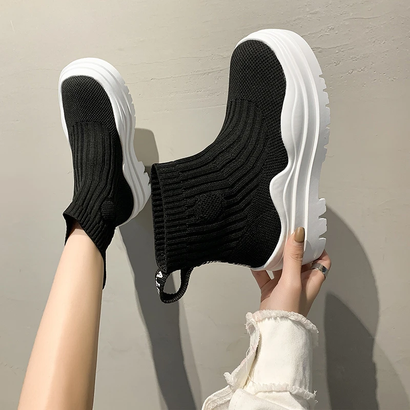 Women's Casual Shoes 2021 Autumn New Fashion Thick-soled High-top Shoes Outdoor Comfortable Casual Sports Shoes Zapatos De Mujer
Women's Casual Shoes 2021 Autumn New Fashion Thick-soled High-top Shoes Outdoor Comfortable Casual Sports Shoes Zapatos De Mujer