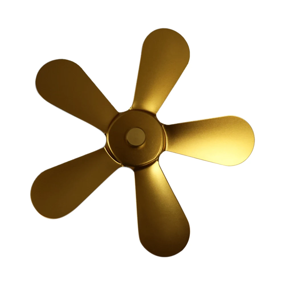 Household Wood Stove Low Noise Heat Powered Warm Fireplace Fan Blade Aluminum Winter Living Room Modern Burner 5 Blades 
Household Wood Stove Low Noise Heat Powered Warm Fireplace Fan Blade Aluminum Winter Living Room Modern Burner 5 Blades