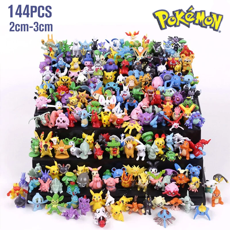144PCS/Set Mini POKEMON Figures PVC Toy No Repeat Collection Dolls Monster Animation Model Collection Gift 2-3 CM
144PCS/Set Mini POKEMON Figures PVC Toy No Repeat Collection Dolls Monster Animation Model Collection Gift 2-3 CM