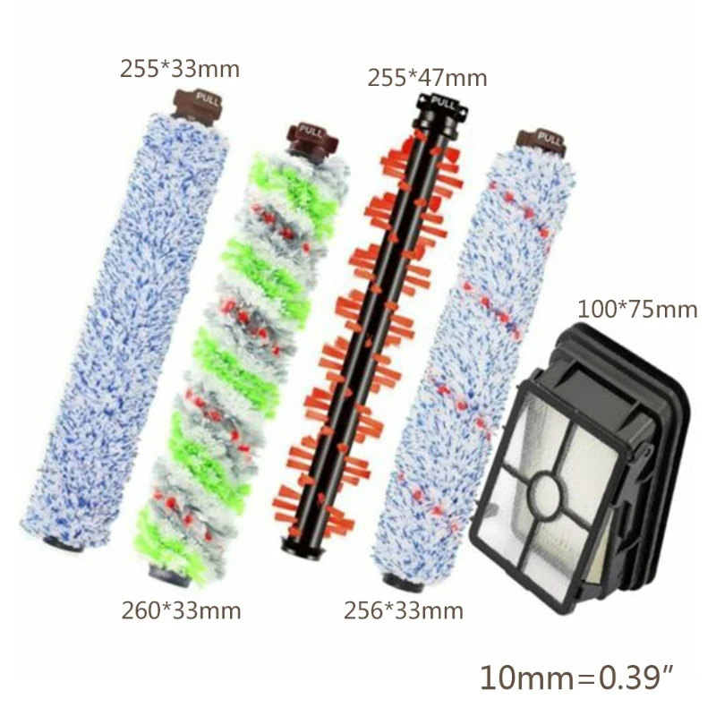 5Pcs Main Brush Roller Multi-surface Pet Brush Filter for Bissell Vacuum Cleaner H05F
5Pcs Main Brush Roller Multi-surface Pet Brush Filter for Bissell Vacuum Cleaner H05F