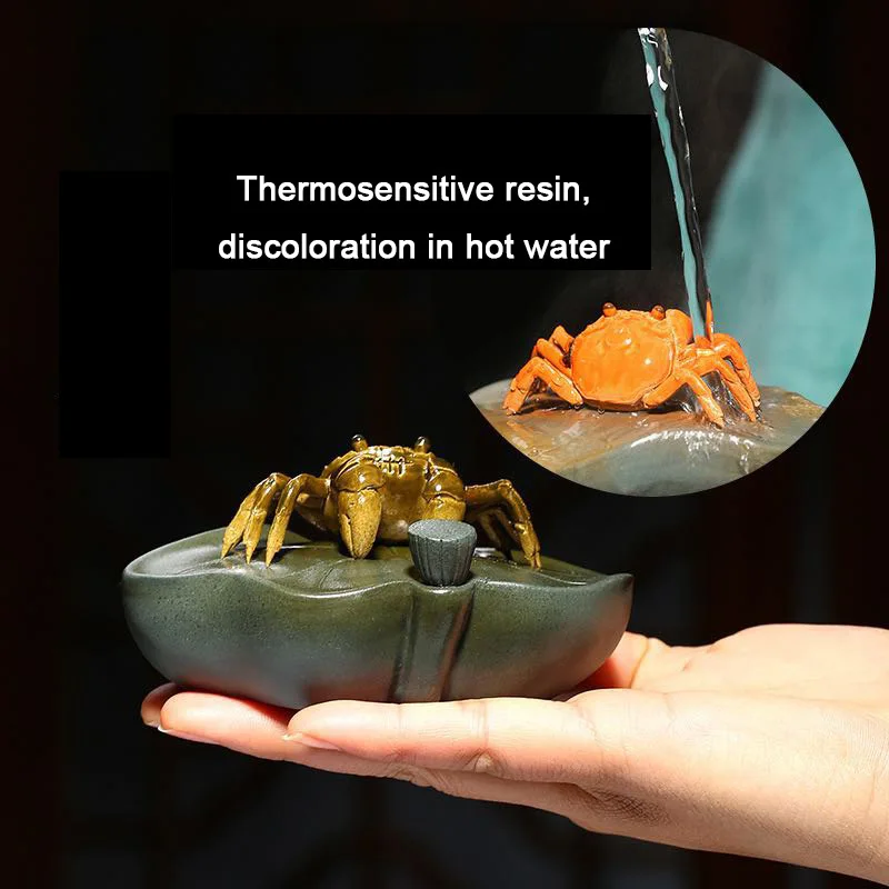 PINNY Purple Clay Color Changing Crab Tea Pet Taste Ceramic Tea Ceremony Ornaments Home Decoration Accessories
PINNY Purple Clay Color Changing Crab Tea Pet Taste Ceramic Tea Ceremony Ornaments Home Decoration Accessories