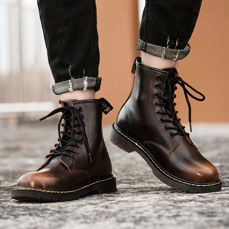 Casual Shoes Men Leather Zapatillas Casual Hombre Hightop Sneakers Causal Shoes For Men Men's High Top Mens Leather Man Shoe
Casual Shoes Men Leather Zapatillas Casual Hombre Hightop Sneakers Causal Shoes For Men Men's High Top Mens Leather Man Shoe