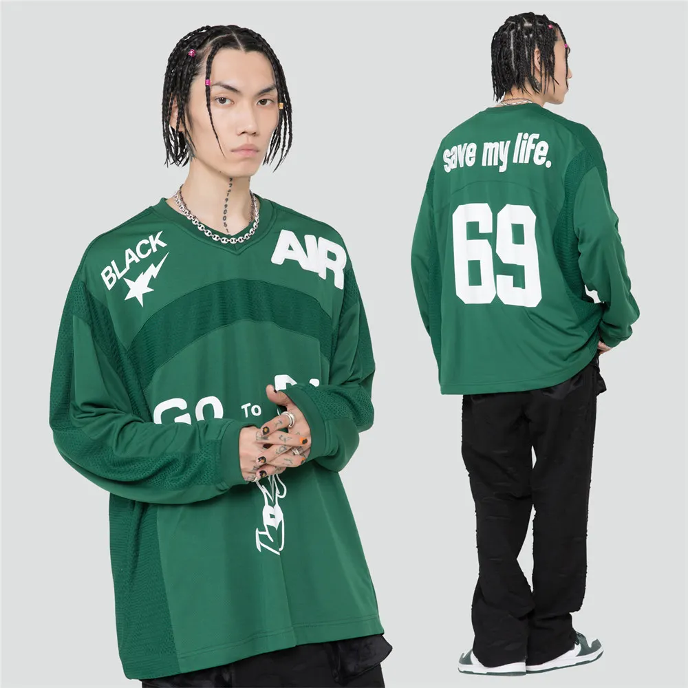 Men's T-Shirt Soft Poylester Mesh Oversized Hip Hop Streetwear Numbers Letter Print Harajuku Tshirt Casual T Shirt Clothing
Men's T-Shirt Soft Poylester Mesh Oversized Hip Hop Streetwear Numbers Letter Print Harajuku Tshirt Casual T Shirt Clothing
