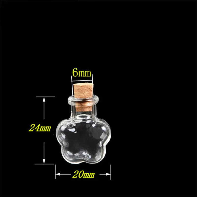 Flower Shape Glass Transparent Bottles Pendants Small Diy Bottles With Cork Transparent Clear Jars Gifts Vial 100pcs Wholesale
Flower Shape Glass Transparent Bottles Pendants Small Diy Bottles With Cork Transparent Clear Jars Gifts Vial 100pcs Wholesale