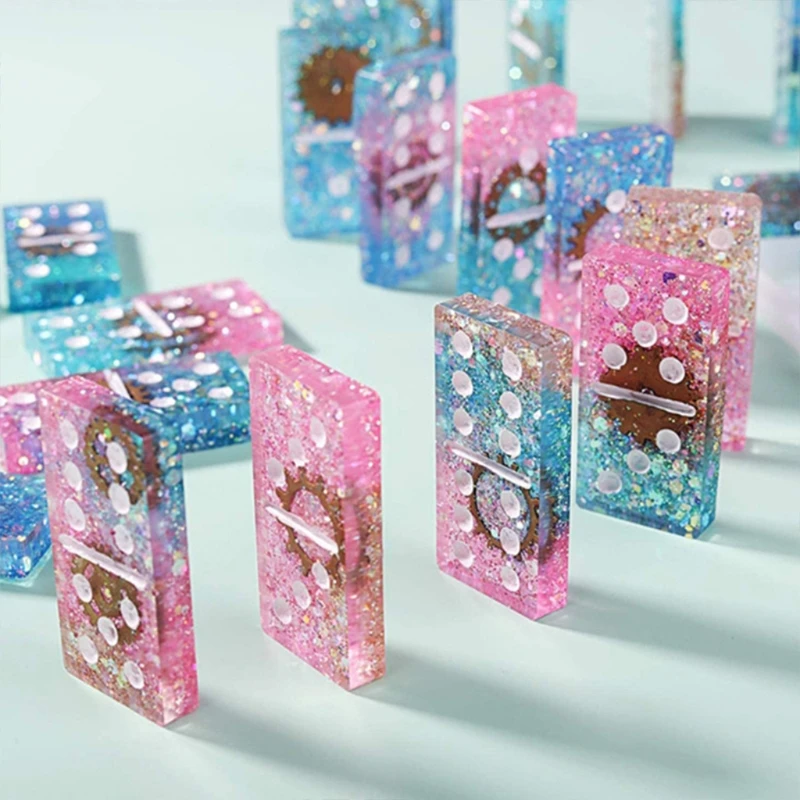 5 Pcs Dominoes Epoxy Resin Mold Domino Game Toys Silicone Mould DIY Crafts Ornaments Jewelry Casting Tool
5 Pcs Dominoes Epoxy Resin Mold Domino Game Toys Silicone Mould DIY Crafts Ornaments Jewelry Casting Tool