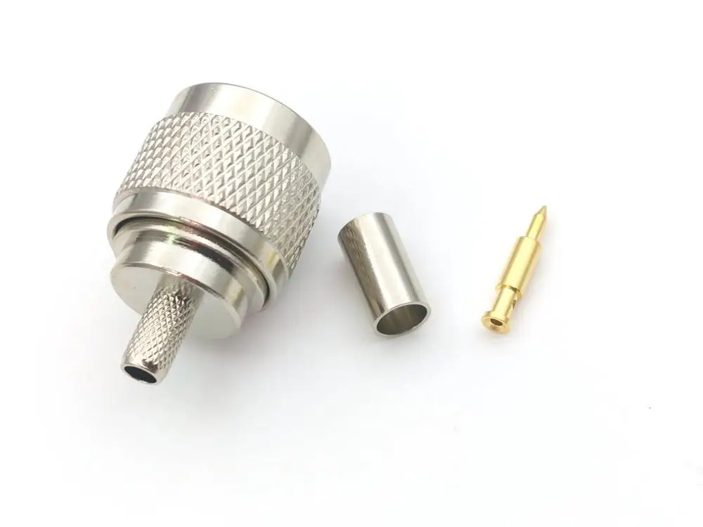 20PCS copper N male plug crimp For RG58 RG142 LMR195 RG400 Cable Straight RF connector
20PCS copper N male plug crimp For RG58 RG142 LMR195 RG400 Cable Straight RF connector