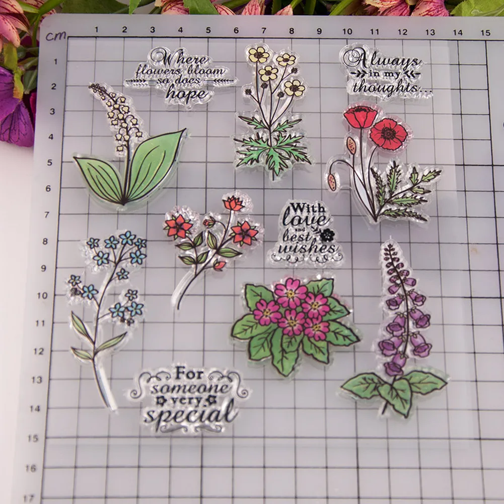 Floret Flower Leaf Background Clear Stamps For DIY Scrapbooking/Card Making/Album Birthday Decorative Rubber Stamp Crafts
Floret Flower Leaf Background Clear Stamps For DIY Scrapbooking/Card Making/Album Birthday Decorative Rubber Stamp Crafts