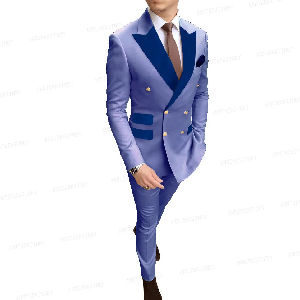 Gold Button Purple Suit Men Business Wear Jacket Custom Made Fashion Groom Wedding Suit Prom Tuxedo Blazer with Pants 2 Pieces
Gold Button Purple Suit Men Business Wear Jacket Custom Made Fashion Groom Wedding Suit Prom Tuxedo Blazer with Pants 2 Pieces