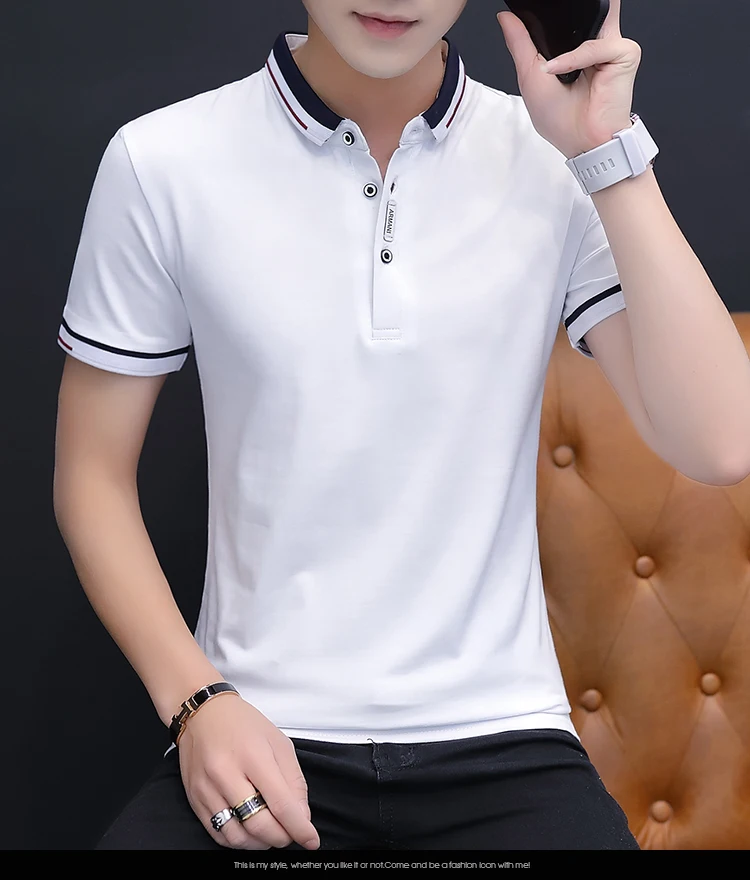 2021 New Arrival Polo Shirt Striped Short Sleeve Summer Cool Shirt Streetwear Fashion Male Polo Shirt Men Tops Clothes
2021 New Arrival Polo Shirt Striped Short Sleeve Summer Cool Shirt Streetwear Fashion Male Polo Shirt Men Tops Clothes