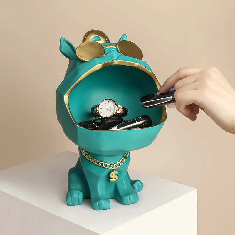 Nordic Light luxury creative animal ornaments big mouth dog key porch contains tea table decoration wedding move house ceremony
Nordic Light luxury creative animal ornaments big mouth dog key porch contains tea table decoration wedding move house ceremony