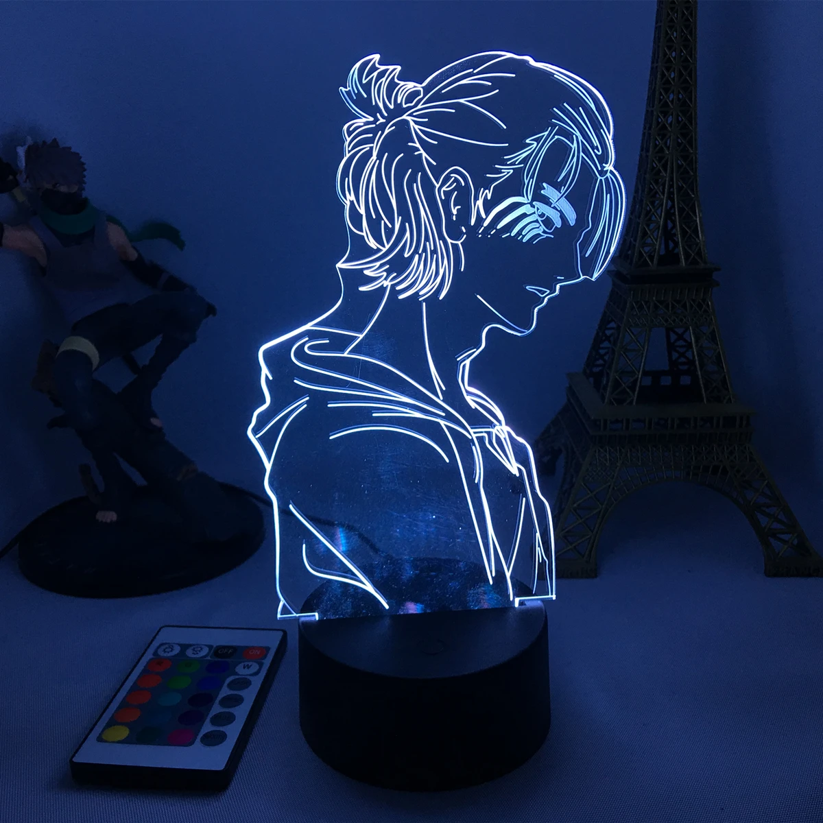 Attack on Titan 4 Eren Yeager Anime Light Home Decor USB Light Decoration Bedroom Motion Sensor Light led lamp Led Light Fixture
Attack on Titan 4 Eren Yeager Anime Light Home Decor USB Light Decoration Bedroom Motion Sensor Light led lamp Led Light Fixture