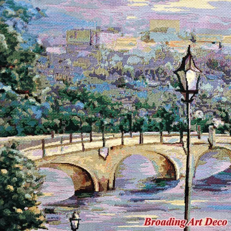 BEAUTIFUL LAKE VIEW JACQUARD WEAVE TAPESTRY WALL HANGING GOBELIN HOME ART TEXTILE DECORATION AUBUSSON COTTON 100% SIZE 139X106CM 
BEAUTIFUL LAKE VIEW JACQUARD WEAVE TAPESTRY WALL HANGING GOBELIN HOME ART TEXTILE DECORATION AUBUSSON COTTON 100% SIZE 139X106CM