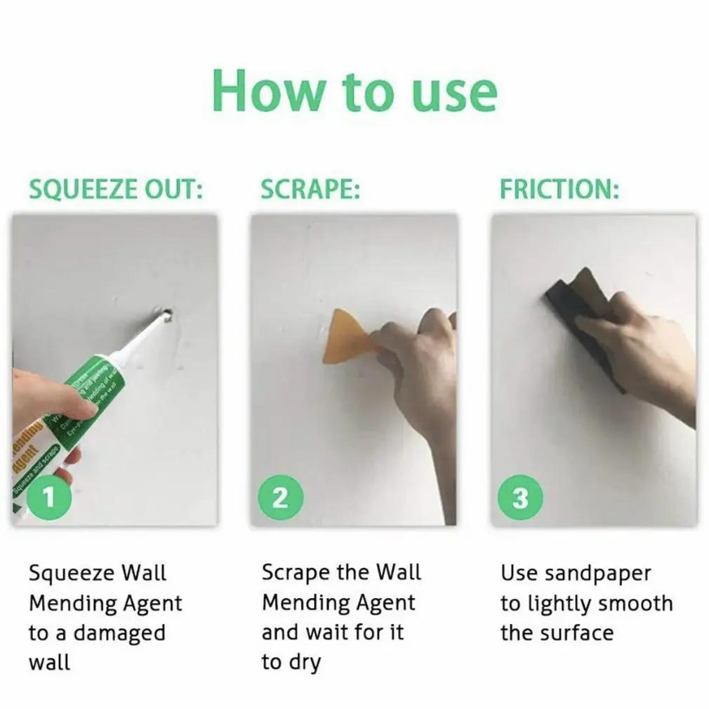 Wall Repair Cream Powerful 3 Pieces Wall Repair Paste Repair Agent For Damaged Wall Quick For Repairing Cracks And Tiles
Wall Repair Cream Powerful 3 Pieces Wall Repair Paste Repair Agent For Damaged Wall Quick For Repairing Cracks And Tiles