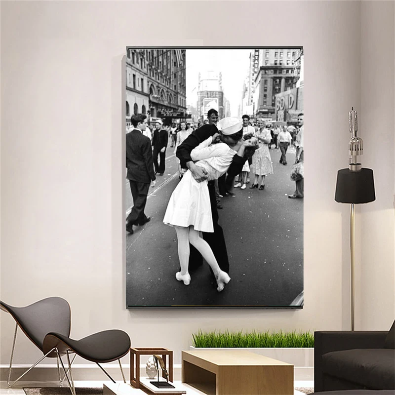Canvas Art Century Kiss Second World War Print On Wall Art Painting Poster And Print Retro Picture For Living Room Home Decor
Canvas Art Century Kiss Second World War Print On Wall Art Painting Poster And Print Retro Picture For Living Room Home Decor