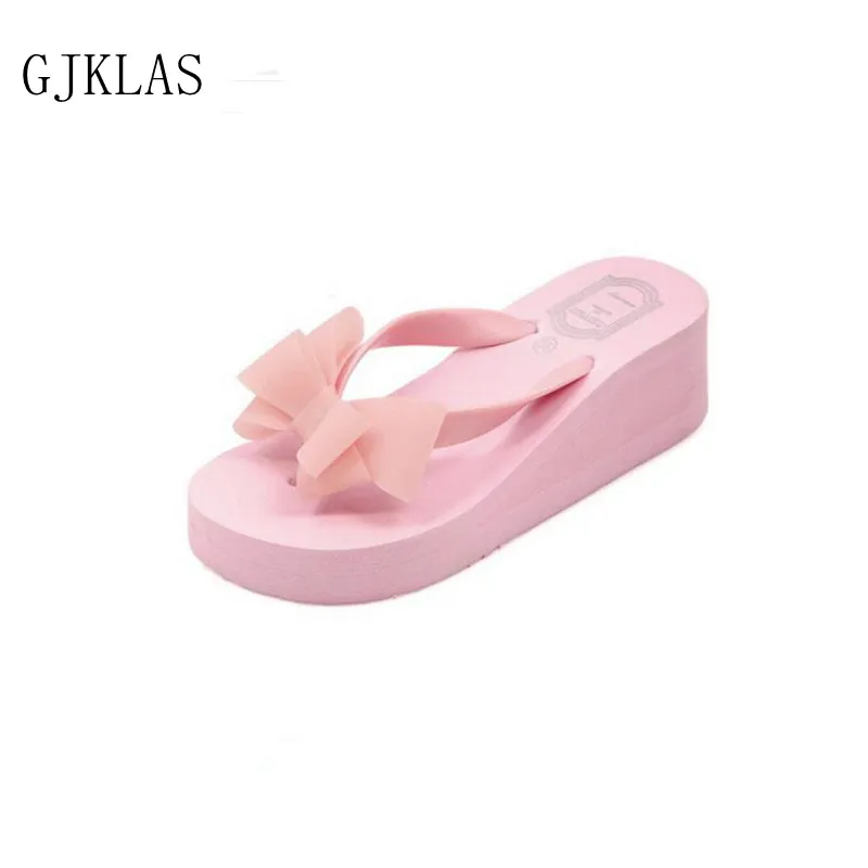 Bow Flip Flops Platform Shoes Woman Wedges Beach Slippers Outdoor Casuales Summer Comfy Sliders Shoes Women Slippers Sandals
Bow Flip Flops Platform Shoes Woman Wedges Beach Slippers Outdoor Casuales Summer Comfy Sliders Shoes Women Slippers Sandals