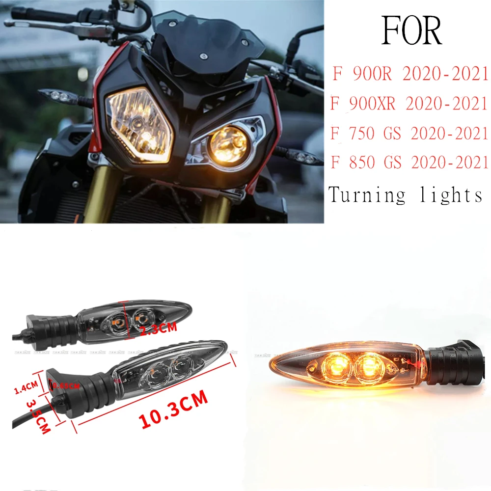 Front / Rear Turn Signal Indicators For BMW Motorcycle LED Lights F900R, F900XR, F750GS, F800GS, 2020, 2021, 1 Pair
Front / Rear Turn Signal Indicators For BMW Motorcycle LED Lights F900R, F900XR, F750GS, F800GS, 2020, 2021, 1 Pair