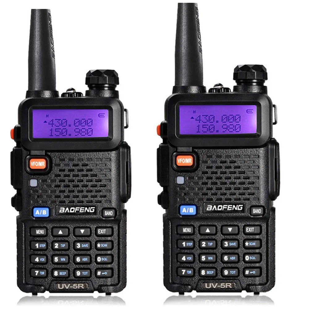 2 шт. Baofeng UV 5R двухстороннее радио Pofung BF UV5R FM трансивер любительская радиостанция
