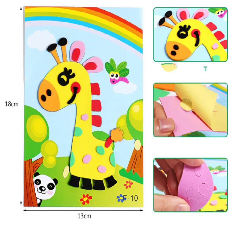 Children's Cartoon 3D Handmade Eva Stickers Diy Three-dimensional Puzzle 3d Educational Toys for Children Soft Toys
Children's Cartoon 3D Handmade Eva Stickers Diy Three-dimensional Puzzle 3d Educational Toys for Children Soft Toys