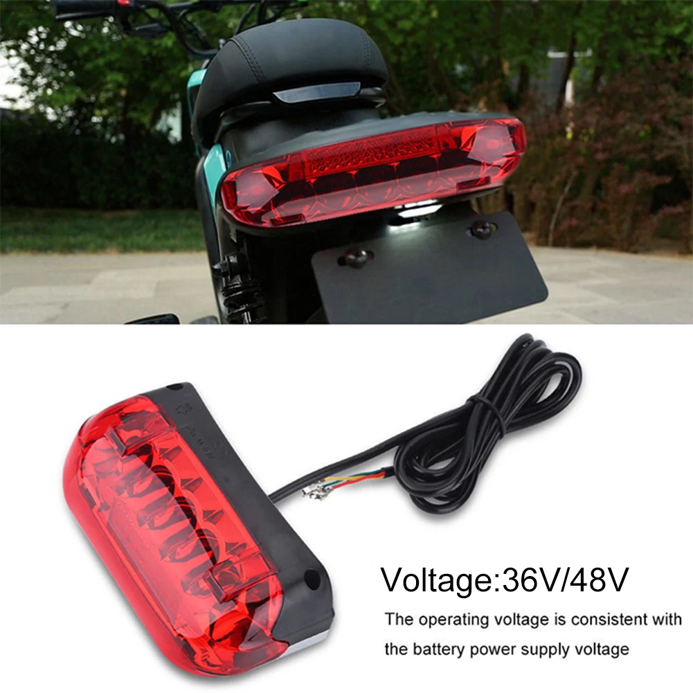 Electric Bike Light 36V/48V Electric Bicycle Taillight Indicator LED Rear Tail Light Warning Lamp Night Safety Cycling Accessory
Electric Bike Light 36V/48V Electric Bicycle Taillight Indicator LED Rear Tail Light Warning Lamp Night Safety Cycling Accessory