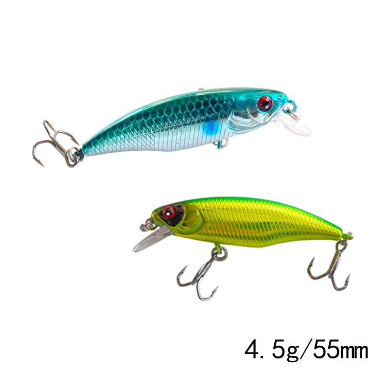 55mm/4.5g Minnow Lures Long Shot Hard Goods For Fishing Full Swimming Layer Sea River Shad Wobbler For Trolling Squid Fish Lure
55mm/4.5g Minnow Lures Long Shot Hard Goods For Fishing Full Swimming Layer Sea River Shad Wobbler For Trolling Squid Fish Lure