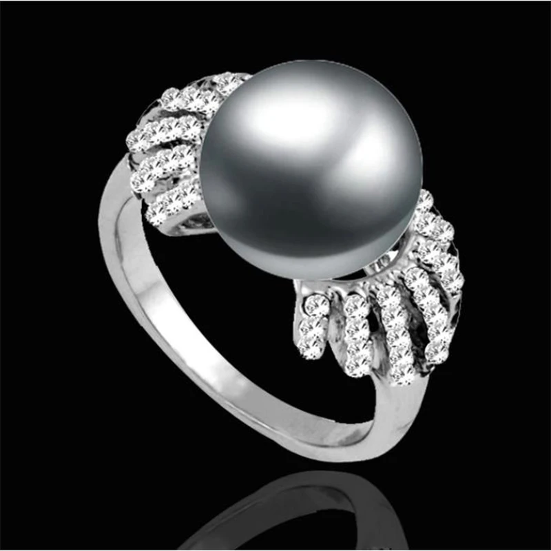 Duoying New Fashion 2020 Gray White Pearl Rings Solid Crystal Party Wedding Rings jewelry For Women Wholesale Gifts 538 LK8 Ring
Duoying New Fashion 2020 Gray White Pearl Rings Solid Crystal Party Wedding Rings jewelry For Women Wholesale Gifts 538 LK8 Ring