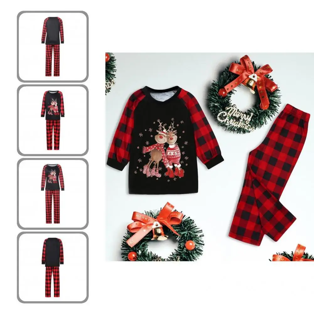 Comfy 1 Set Casual Long Sleeve Round Neck Family Matching Christmas Set Nightwear T-shirt Pants Set O Neck for Christmas
Comfy 1 Set Casual Long Sleeve Round Neck Family Matching Christmas Set Nightwear T-shirt Pants Set O Neck for Christmas