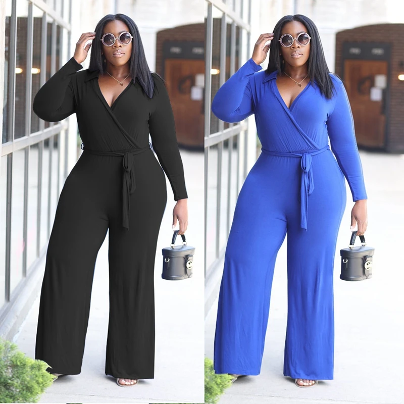 ZKYZWX Plus Size Women Clothing Casual Jumpsuit Long Sleeve V Neck Summer Outfits Office Lady Overalls One Piece Workout Rompers
ZKYZWX Plus Size Women Clothing Casual Jumpsuit Long Sleeve V Neck Summer Outfits Office Lady Overalls One Piece Workout Rompers
