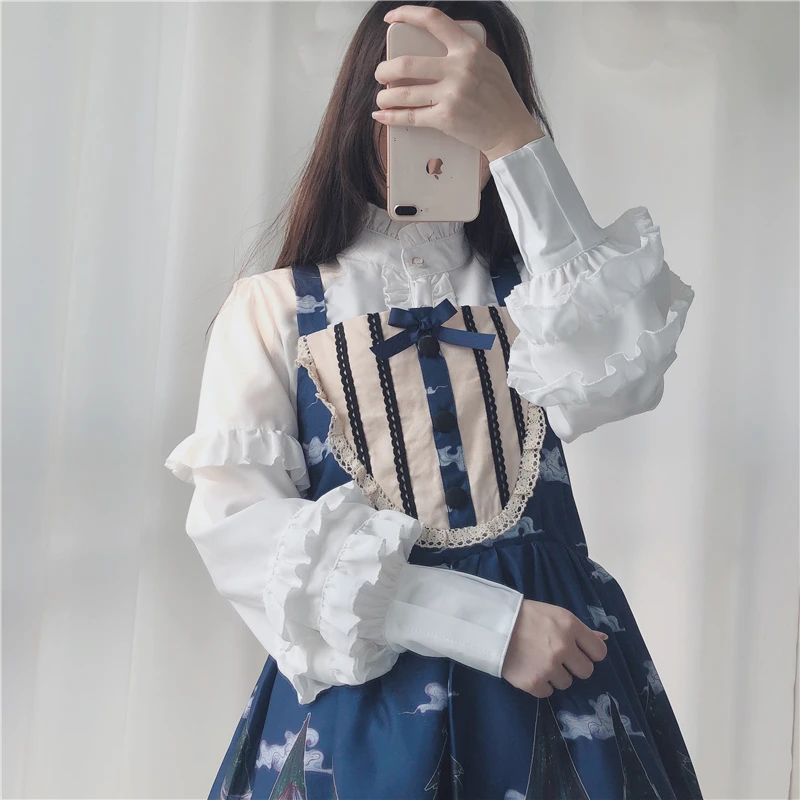 lolita shirt loli cos lolita jk uniform student Fresh sweet loli kawaii girl peter pan collar white victorian shirt loose gothic
lolita shirt loli cos lolita jk uniform student Fresh sweet loli kawaii girl peter pan collar white victorian shirt loose gothic
