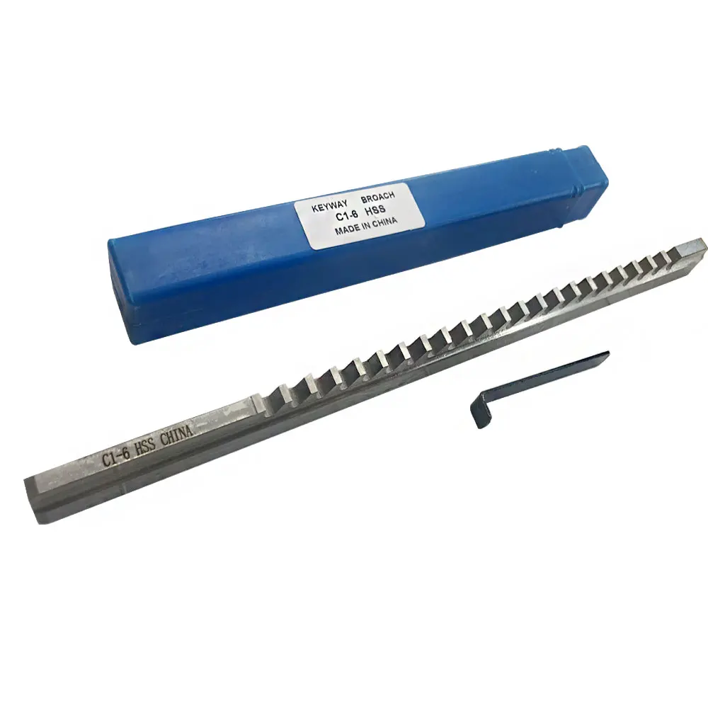 HSS 6 мм C1 Keyway Broach метрический размер HSS Keyway + Shim Режущий инструмент для ЧПУ маршрутизатора металлообработки
HSS 6 мм C1 Keyway Broach метрический размер HSS Keyway + Shim Режущий инструмент для ЧПУ маршрутизатора металлообработки