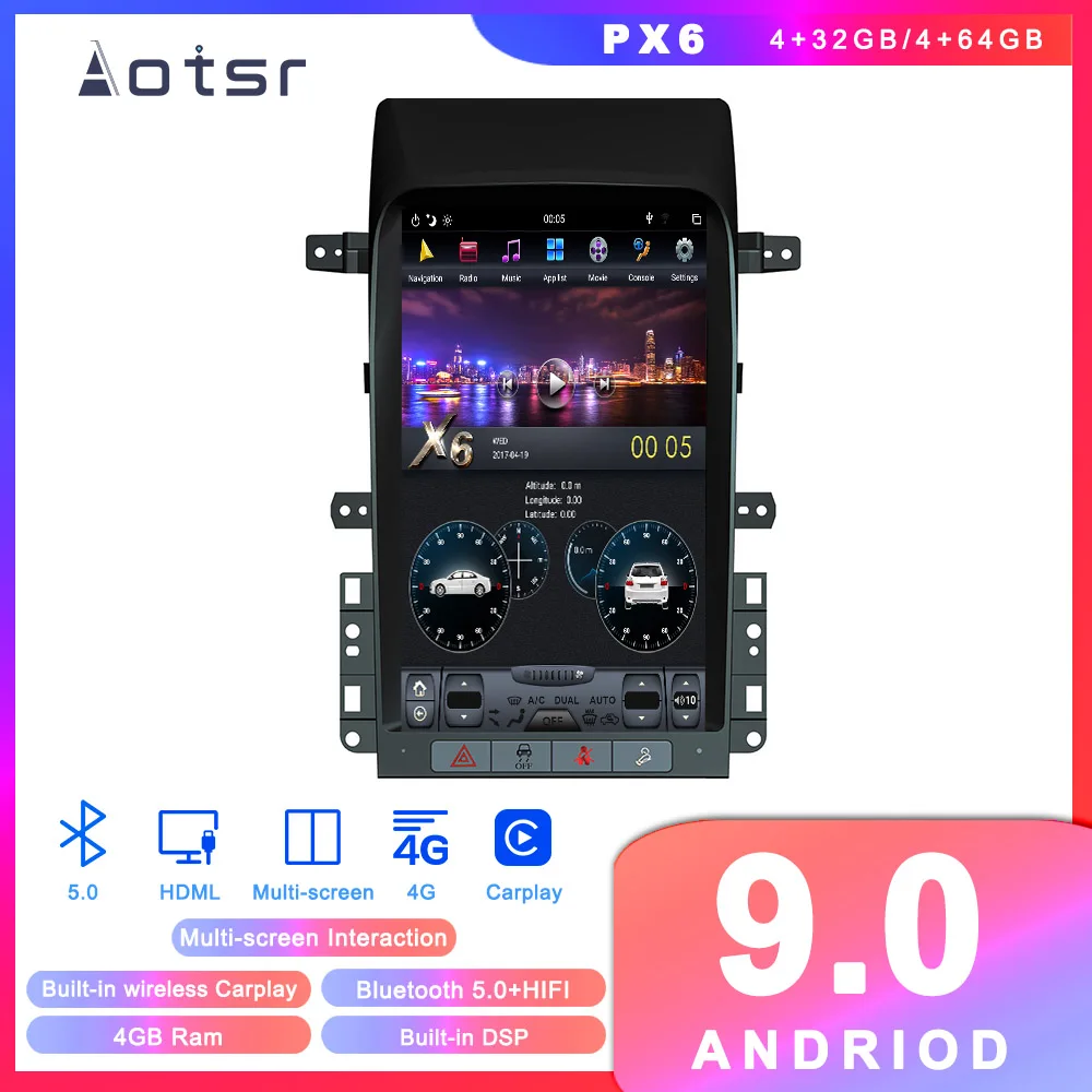 Tesla style Android 9.0 car GPS navigation for Chevrolet Captiva 2007-2012 Auto Radio Stereo Head Unit Recorder Vertical Screen
Tesla style Android 9.0 car GPS navigation for Chevrolet Captiva 2007-2012 Auto Radio Stereo Head Unit Recorder Vertical Screen