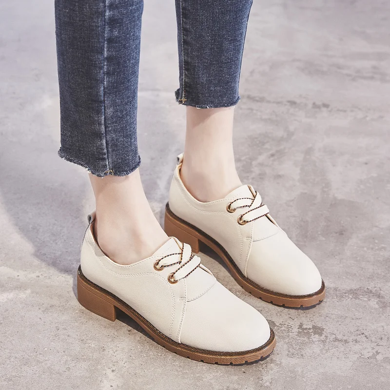 2021 HOT Genuine Leather Women Oxford Shoes Women Ballerina Flats Shoes Moccasins Lace Up Loafers Female Shoes White Black
2021 HOT Genuine Leather Women Oxford Shoes Women Ballerina Flats Shoes Moccasins Lace Up Loafers Female Shoes White Black