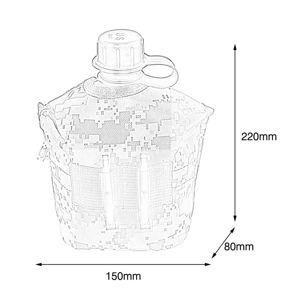 Outdoor Sports Portable Water Bottle Camouflage Plastic Drinking Kettle Water Tea For Hiking Camping Cycling Water Kettles
Outdoor Sports Portable Water Bottle Camouflage Plastic Drinking Kettle Water Tea For Hiking Camping Cycling Water Kettles