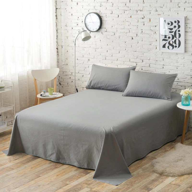 Yaapeet Bedding Sheet Set Solid Color Flat Sheets Combed Cotton Bed Sheet Bedding Linen for King Queen Size+2pc pillowcase
Yaapeet Bedding Sheet Set Solid Color Flat Sheets Combed Cotton Bed Sheet Bedding Linen for King Queen Size+2pc pillowcase