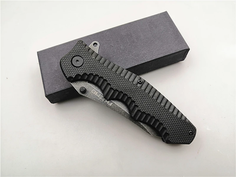 FOX Folding Knife 440C blade G10 handle Outdoor/camping/hunting/pocket knife Folding ball bearing utility/survival/EDC knife
FOX Folding Knife 440C blade G10 handle Outdoor/camping/hunting/pocket knife Folding ball bearing utility/survival/EDC knife